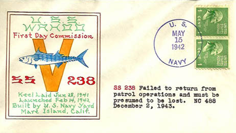 USS Wahoo Naval Cover