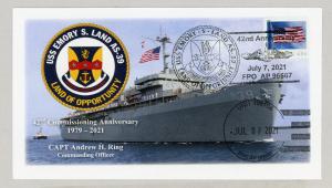 USS LAND ANNV cpt cover #1